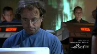 Stargate Atlantis  5x10  First Contact  Gate Explosion [upl. by Nrehtac]