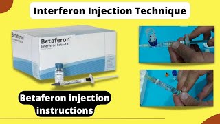 Interferon injection  How To Use It  How to Use Betaferon Injection [upl. by Dolorita165]