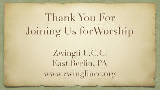 Zwingli UCC of East Berlin PA Live Stream [upl. by Lybis]