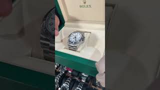 Rolex Explorer II 42 White Dial Orange Hand Steel Mens Watch 216570 Review  SwissWatchExpo [upl. by Elegna605]