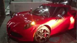 Alfa Romeo 4C Sound Exhaust Pipes  Review Interior amp Exterior [upl. by Einegue]