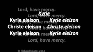 Kyrie Eleison Mass of Gods Mercy Kyrie Lord Have Mercy [upl. by Harlie]