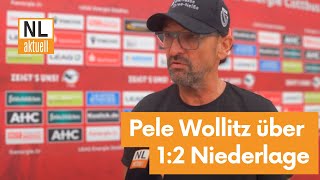 FC Energie Cottbus  Pele Wollitz über 12 Niederlage gegen Arminia Bielefeld amp rote Karte [upl. by Clyve]