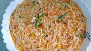 ম্যাগী স্যুপ নুডুলস রেসিপি।How to make soup NoodlesMaggi soup Noodles recipeNoodles soup in Bangla [upl. by Gowrie]