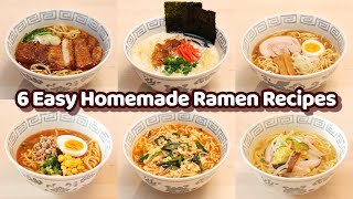 6 Easy Ways to Make Japanese Homemade Ramen  Revealing Secret Recipes [upl. by Kilgore]