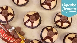 How to Make Tasty Rolo Cupcakes  Cupcake Jemma [upl. by Reade]