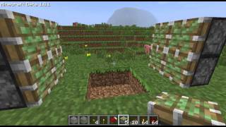 ► Minecraft Redstone Tutorial 2x2 Trap DoorsSecret Entrance Using Pistons [upl. by Eeliab]