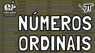 O que é Número Decimal Números Ordinais [upl. by Octavia]