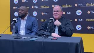 Steelers Kevin Colbert Mike Tomlin on Drafting Kenny Pickett 42822  Steelers Now [upl. by Atnahs]