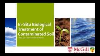 InSitu Biological Treatment of Contaminated Soil [upl. by Arri]