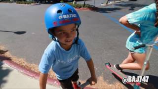 Scooter Competition at Escondido Skatepark [upl. by Initsed552]