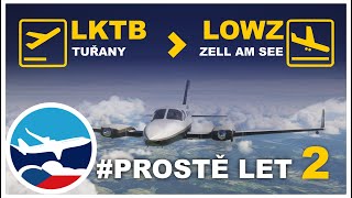 MSFS2020 ČESKY   PROSTĚ LET  Tuřany ✈ Zell Am See  BeyondATC [upl. by Latin]