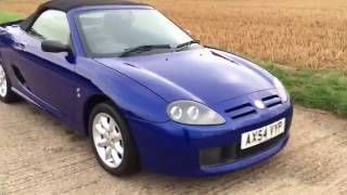 2004 MG TF ROADSTER CONVERTIBLE VIDEO REVIEW [upl. by Otrebmal]