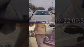 🚗🔑 Tesla Cameras Capture Footage of Woman Repeatedly Keying Car  Road Wars  AampE shorts [upl. by Neron]