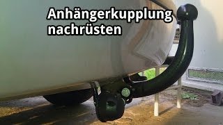 Anhängerkupplung nachrüsten VW Audi Seat Skoda Teil 12 Mechanik [upl. by Llennaj]