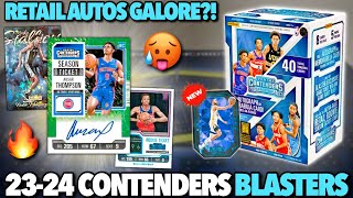 THESE BOXES ARE GOOD NOW TONS OF VALUE 🥵🔥 202324 Panini Contenders Basketball Retail Blasters [upl. by Susejedesoj]