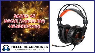 Unboxing SADES A6 Noise Canceling USB 71 Surround Headphones [upl. by Ebsen969]