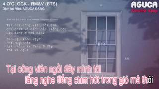 Karaoke Việt  Audio 4 OCLOCK  RMampV BTS [upl. by Werdnaed]