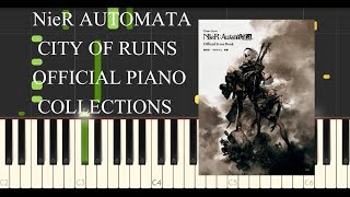 NieR Automata  City of Ruins Official Score Book [upl. by Aninad]