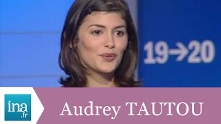 Audrey Tautou quotAmélie crée le bonheurquot  Archive INA [upl. by Aivatnuhs]