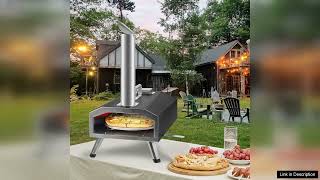 VEVOR Multifuel Outdoor Pizza Oven 12 inch Wood Fired amp Gas Pizza Review [upl. by Bunting764]