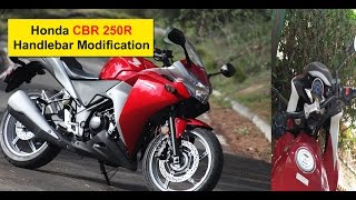 Honda CBR 250 Handle modification in India [upl. by Gunner]