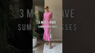 3 Dresses For Every Figure Summer MustHave Dresses summeroutfits2023 [upl. by Adnotal]