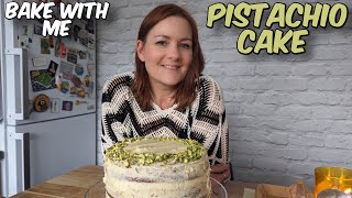 Kels Pistachio Cake  Bake With Me [upl. by Ashleigh]