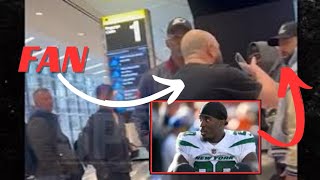 NFL Star Breece Hall Confronted By Angry Fan Carl Banks Intervenes [upl. by Acinad550]