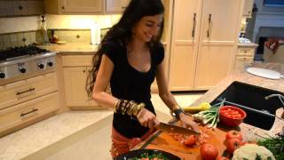 Raw Mediterranean Tabouli  Belly Dancing [upl. by Luke]