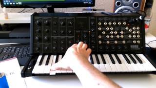 Korg MS 20 mini jam  Mogwai Simon Ferocious [upl. by Nylidnarb]