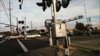 Zinfandel Drive Railroad Crossing [upl. by Oah468]