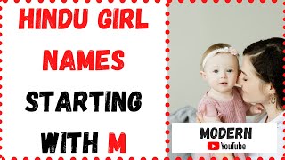 💖 Modern 2024 ᐅ Unique baby girl names starting with M with meaning [upl. by Atteynad]