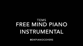 Tems Free Mind Instrumental  Dhk4 [upl. by Anaugal]