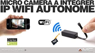 CAMERA ESPION SANS FIL WIFI A INTEGRER SECUTECFR [upl. by Yenttihw633]