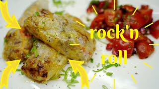 Frühlingsrollen  Spring Rolls selber machen mit Hackfleisch asiatische Vorspeise [upl. by Kori]