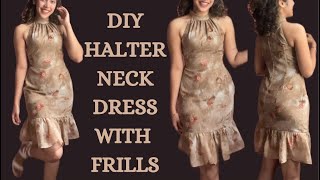 HALTER NECK DRESS [upl. by Calandria]