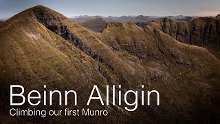 Climbing Beinn Alligin in Torridon  Our first Munro [upl. by Ynohtn477]