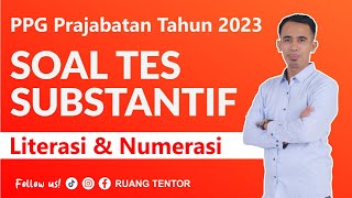 part 11 FR Tes Substantif NUMERASI PPG Prajabatan 2023 Materi POLA BILANGAN [upl. by Newby]