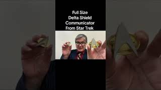 Full Size Delta Shield Communicator From Star Trek [upl. by Ardussi]