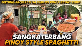 FEEDING PROGRAM SA TABI NG BAHAY KUBO [upl. by Airetak]