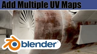 How to Add Multiple UV Maps To A Object In Blender [upl. by Annairam]