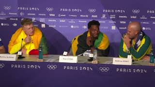 ROJE STONA WINS OLYMPIC DISCUS GOLD BREAKS OLYMPIC RECORD AND 70M BARRIER  PRESS CONFERENCE [upl. by Calbert]