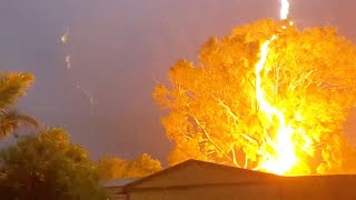 12 Minutes of Extreme Lightning Strikes [upl. by Colet520]