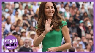 Kate Middleton Dazzles in ShoulderPadded Summer Wardrobe [upl. by Maddocks175]