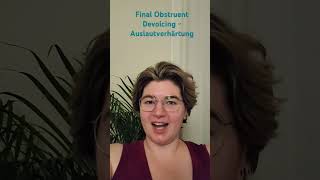 German Pronunciation Tip Final Obstruent Devoicing aka Auslautverhärtung [upl. by Nifled]