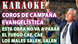 KARAOKE DE CORITOS  VOZ FEMENINA 3 🎤 ESTA OBRA NO VA A PARAR [upl. by Oiluig]