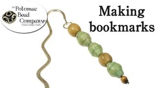 How to Make Beaded Bookmarks [upl. by Arlon802]