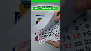 Calendários 2025  Calendário folhinha de parede [upl. by Luanni510]