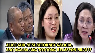 SENATE HEARING UPDATE Alice Guo at Atty Galicia MAY TINATAGONG RELASYON😱 [upl. by Doolittle496]